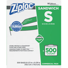 Ziploc Brand Sandwich Bags [682255] (10019800707627) - Exact Tooling