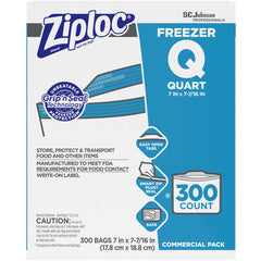 Ziploc Brand Freezer Bags Quart [696187] (10019800708730) - Exact Tooling
