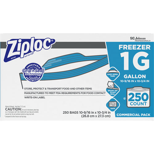 Ziploc Brand Freezer Bags Gallon [682258] (10025700713774) - Exact Tooling