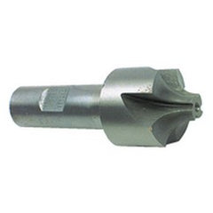 1/8" Radius - 1/2" Shank - Uncoated HSS - Corner Rounding SE EM-4 FL - Exact Tooling