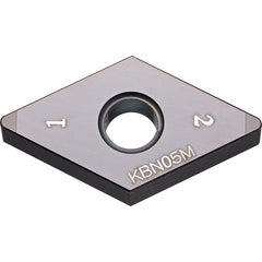 DNGA 431 MEP KBN05M, 1/64″ Corner Radius, 3/16″ Thick, 1/2″ Inscribed Circle, MEGACOAT, Diamond, Turning Indexable Insert - Exact Tooling