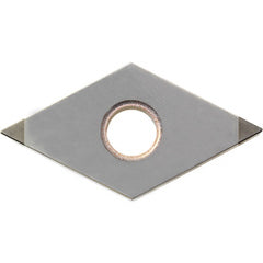 DNGA 433 MET KBN05M, 3/64″ Corner Radius, 3/16″ Thick, 1/2″ Inscribed Circle, MEGACOAT, Diamond, Turning Indexable Insert - Exact Tooling