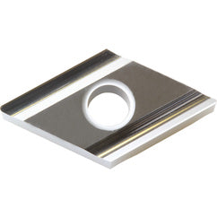 DNGG 432 A3 KW10, 1/32″ Corner Radius, 3/16″ Thick, 1/2″ Inscribed Circle, WC/Co, Diamond, Turning Indexable Insert - Exact Tooling