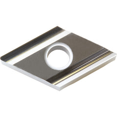 DNGG 431 A3 KW10, 1/64″ Corner Radius, 3/16″ Thick, 1/2″ Inscribed Circle, WC/Co, Diamond, Turning Indexable Insert - Exact Tooling