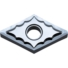 DNGG 432 AH KW10, 1/32″ Corner Radius, 3/16″ Thick, 1/2″ Inscribed Circle, WC/Co, Diamond, Turning Indexable Insert - Exact Tooling