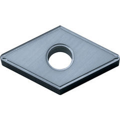 DNGG 432 DP TN60, 1/32″ Corner Radius, 3/16″ Thick, 1/2″ Inscribed Circle, TiCN/NbC, Diamond, Turning Indexable Insert - Exact Tooling