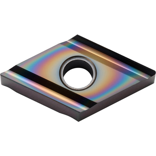 DNGG 431 A3 PDL010, 1/64″ Corner Radius, 3/16″ Thick, 1/2″ Inscribed Circle, C, 55 Degree Diamond, Turning Indexable Insert