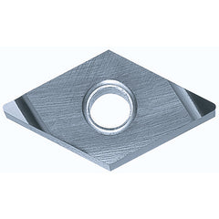 DNGG 331 S TN60, 1/64″ Corner Radius, 3/16″ Thick, 3/8″ Inscribed Circle, TiCN/NbC, Diamond, Turning Indexable Insert - Exact Tooling