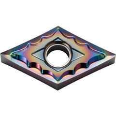 DNMG 432 AH PDL025, 1/32″ Corner Radius, 3/16″ Thick, 1/2″ Inscribed Circle, C, Diamond, Turning Indexable Insert - Exact Tooling