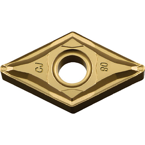 DNMG 432 CJ CA525, 1/32″ Corner Radius, 3/16″ Thick, 1/2″ Inscribed Circle, TiCnulll2O3/TiN, Diamond, Turning Indexable Insert - Exact Tooling