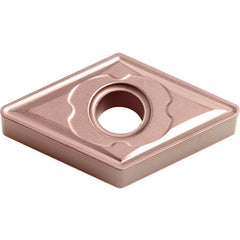 DNMG 431 C CA315, 1/64″ Corner Radius, 3/16″ Thick, 1/2″ Inscribed Circle, TiCnulll2O3/Ti, Diamond, Turning Indexable Insert - Exact Tooling