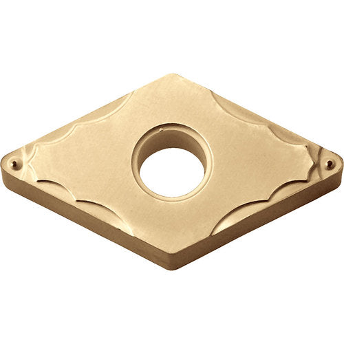DNMG 432 GP CA025P, 1/32″ Corner Radius, 3/16″ Thick, 1/2″ Inscribed Circle, TiCl2O3/TiN, 55 Degree Diamond, Turning Indexable Insert