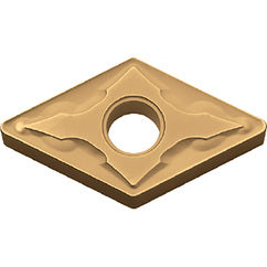 DNMG 431 GS CA515, 1/64″ Corner Radius, 3/16″ Thick, 1/2″ Inscribed Circle, TiCnulll2O3/TiN, Diamond, Turning Indexable Insert - Exact Tooling