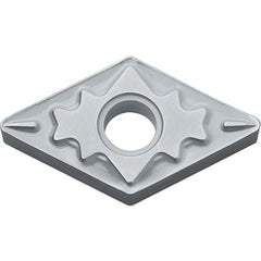 DNMG 431 HQ CA530, 1/64″ Corner Radius, 3/16″ Thick, 1/2″ Inscribed Circle, TiCnulll2O3/TiN, Diamond, Turning Indexable Insert - Exact Tooling