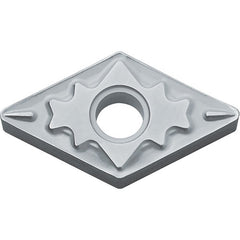 DNMG 432 HQ CA5525, 1/32″ Corner Radius, 3/16″ Thick, 1/2″ Inscribed Circle, TiCnulll2O3/TiN, Diamond, Turning Indexable Insert - Exact Tooling