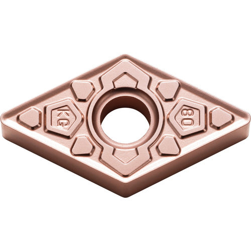 DNMG 442 KG CA310, 1/32″ Corner Radius, 1/4″ Thick, 1/2″ Inscribed Circle, TiCnulll2O3/Ti, Diamond, Turning Indexable Insert - Exact Tooling