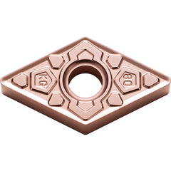 DNMG 443 KG CA310, 3/64″ Corner Radius, 1/4″ Thick, 1/2″ Inscribed Circle, TiCnulll2O3/Ti, Diamond, Turning Indexable Insert - Exact Tooling