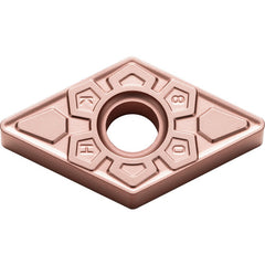 DNMG 442 KH CA315, 1/32″ Corner Radius, 1/4″ Thick, 1/2″ Inscribed Circle, TiCnulll2O3/Ti, Diamond, Turning Indexable Insert - Exact Tooling