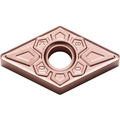 DNMG 432 KQ CA310, 1/32″ Corner Radius, 3/16″ Thick, 1/2″ Inscribed Circle, TiCnulll2O3/Ti, Diamond, Turning Indexable Insert - Exact Tooling