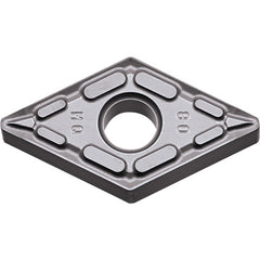DNMG 431 MQ PR005S, 1/64″ Corner Radius, 3/16″ Thick, 1/2″ Inscribed Circle, MEGACOAT HARD, Diamond, Turning Indexable Insert - Exact Tooling