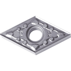 DNMG 432 MS PR015S, 1/32″ Corner Radius, 3/16″ Thick, 1/2″ Inscribed Circle, MEGACOAT HARD, Diamond, Turning Indexable Insert - Exact Tooling