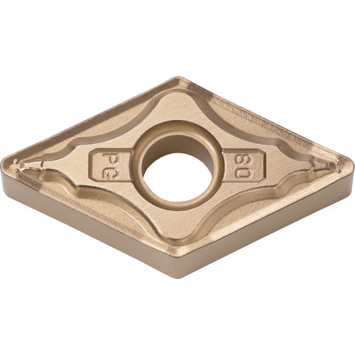 DNMG 434 PG CA525, 1/16″ Corner Radius, 3/16″ Thick, 1/2″ Inscribed Circle, TiCnulll2O3/TiN, Diamond, Turning Indexable Insert - Exact Tooling