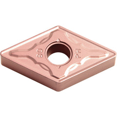 DNMG 432 PH CA320, 1/32″ Corner Radius, 3/16″ Thick, 1/2″ Inscribed Circle, TiCnulll2O3/Ti, Diamond, Turning Indexable Insert - Exact Tooling