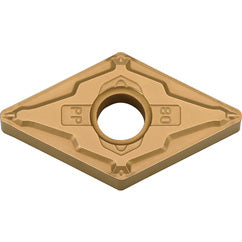 DNMG 4305 PP PV710, 0.0079″ Corner Radius, 3/16″ Thick, 1/2″ Inscribed Circle, TiCN (MEGACOAT NANO), Diamond, Turning Indexable Insert - Exact Tooling