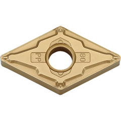 DNMG 4305 PP CA5525, 0.008″ Corner Radius, 3/16″ Thick, 1/2″ Inscribed Circle, TiCl2O3/TiN, 55 Degree Diamond, Turning Indexable Insert
