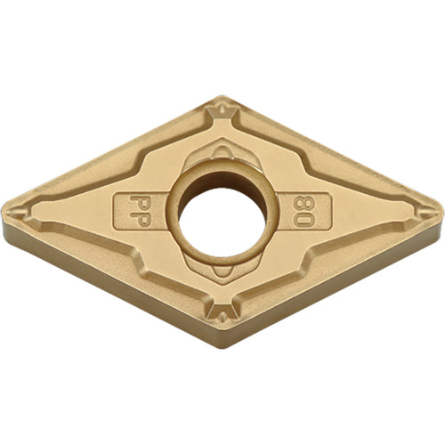 DNMG 4305 PP CA530, 0.008″ Corner Radius, 3/16″ Thick, 1/2″ Inscribed Circle, TiCl2O3/TiN, 55 Degree Diamond, Turning Indexable Insert