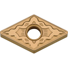 DNMG 432 PQ TN610, 1/32″ Corner Radius, 3/16″ Thick, 1/2″ Inscribed Circle, TiCN, Diamond, Turning Indexable Insert - Exact Tooling