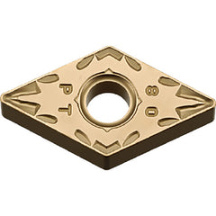 DNMG 432 PT CA5515, 1/32″ Corner Radius, 3/16″ Thick, 1/2″ Inscribed Circle, TiCnulll2O3/TiN, Diamond, Turning Indexable Insert - Exact Tooling