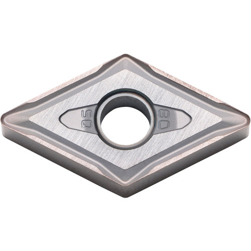 DNMG 441 SQ PR005S, 1/64″ Corner Radius, 1/4″ Thick, 1/2″ Inscribed Circle, MEGACOAT HARD, 55 Degree Diamond, Turning Indexable Insert