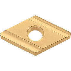 DNMG 442 ST CA5515, 1/32″ Corner Radius, 1/4″ Thick, 1/2″ Inscribed Circle, TiCnulll2O3/TiN, Diamond, Turning Indexable Insert - Exact Tooling