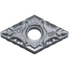 DNMG 431 XF PV7025, 1/64″ Corner Radius, 3/16″ Thick, 1/2″ Inscribed Circle, TiCN (MEGACOAT), Diamond, Turning Indexable Insert - Exact Tooling