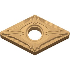 DNMG 431 XP CA525, 1/64″ Corner Radius, 3/16″ Thick, 1/2″ Inscribed Circle, TiCnulll2O3/TiN, Diamond, Turning Indexable Insert - Exact Tooling