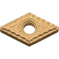 DNMG 431 XQ TN610, 1/64″ Corner Radius, 3/16″ Thick, 1/2″ Inscribed Circle, TiCN, Diamond, Turning Indexable Insert - Exact Tooling