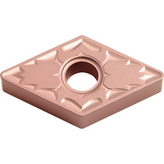 DNMG 432 ZS CA320, 1/32″ Corner Radius, 3/16″ Thick, 1/2″ Inscribed Circle, TiCnulll2O3/Ti, Diamond, Turning Indexable Insert - Exact Tooling