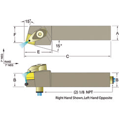 ADSRNR12-4B 3/4 x 3/4" RH Toolholder - Exact Tooling