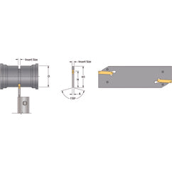 TWECOB-DNTF-26-30 Parting Off Blade - Exact Tooling