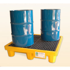 Ultra Spill Pallet Four Drum With Drain - Exact Tooling