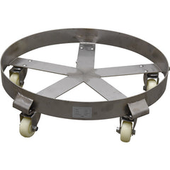 Stainless Steel Drum Dolly 5 Spoke - Exact Tooling