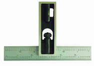 #DS604R - 6" - 4R Graduation - Double Square - Exact Tooling