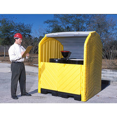 Hard Top Drum Storage-4 Drum With Drain - Exact Tooling