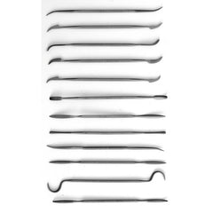 Riffler Die Sinkers File Set, 12 Piece, 0 Cut, 6 in - Exact Tooling