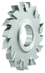 4 x 1/2 x 1-1/4 - Cobalt - Staggered Tooth Milling Cutter - 18T - TiAlN Coated - Exact Tooling