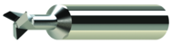 1/2" Dia 30°-Solid Carbide-Dovetail Shank Tyoe Cutter - Exact Tooling