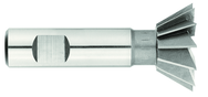 1-7/8 x 13/16 x 7/8 Shank - HSS - 60 Degree - Single Angle Shank Type Dovetail Cutter - 12T - TiAlN Coated - Exact Tooling
