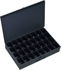 18 x 12 x 3'' - 32 Compartment Steel Boxes - Exact Tooling