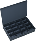 18 x 12 x 3'' - 16 Compartment Steel Boxes - Exact Tooling